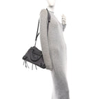 Smooth Calfskin Neo Classic Black Hardware S City Dark Grey