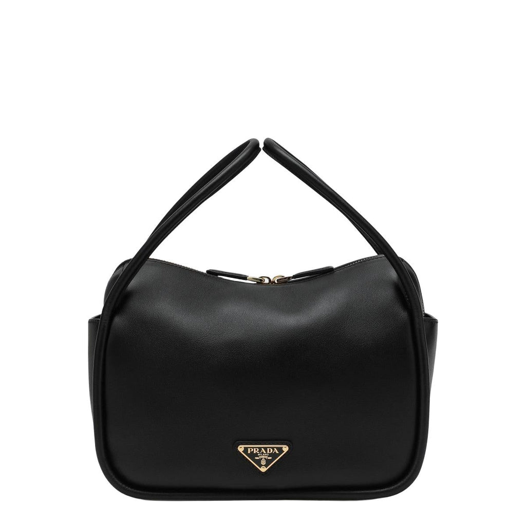 PRADA FEMME SMALL LEATHER TOP HANDLE BAG