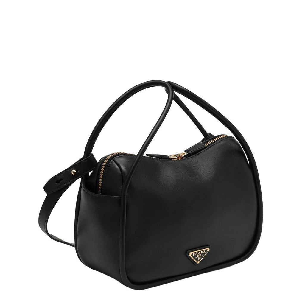 PRADA FEMME SMALL LEATHER TOP HANDLE BAG
