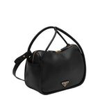 PRADA FEMME SMALL LEATHER TOP HANDLE BAG