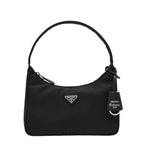 PRADA SOFT NAPPA LEATHER SHOULDER BAG