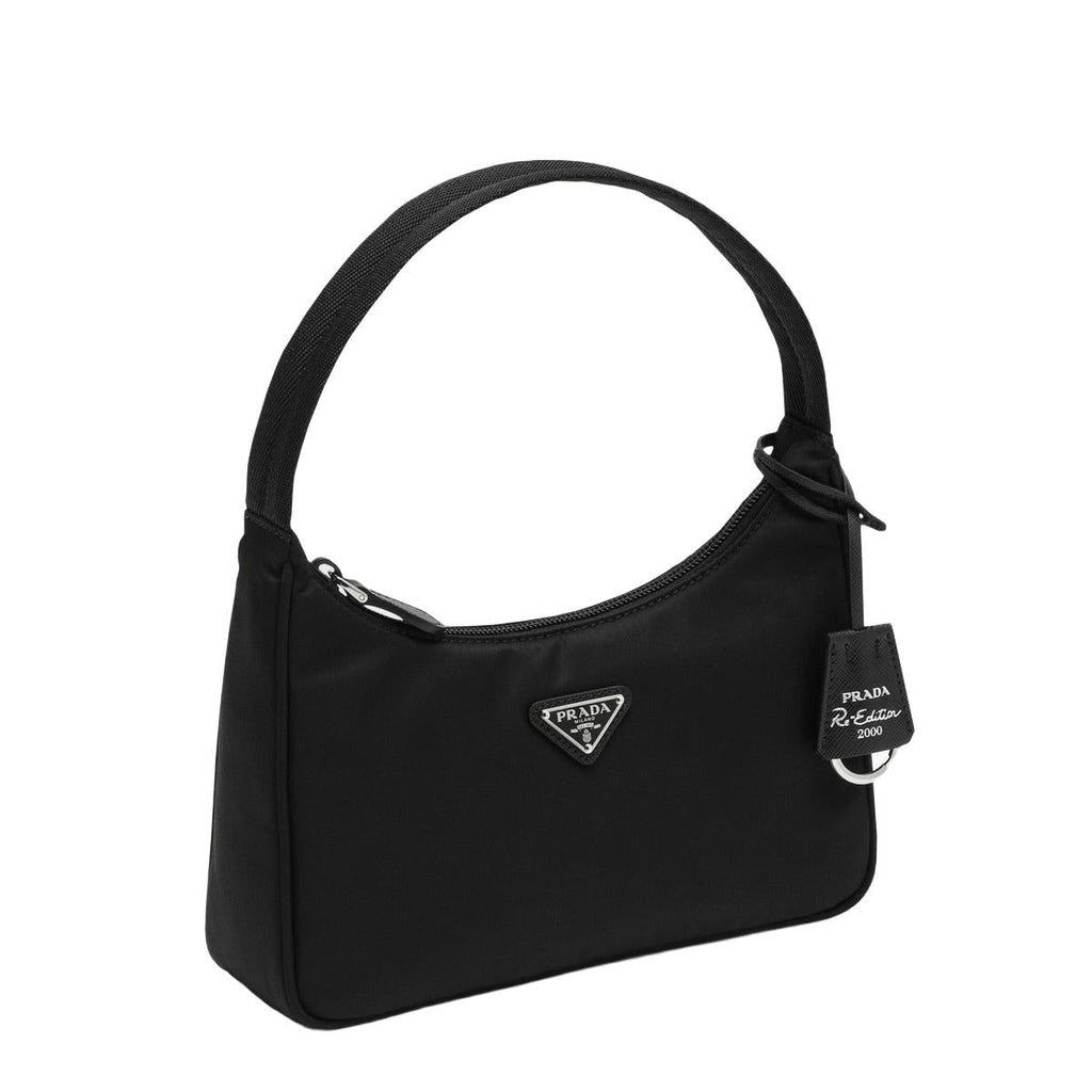 PRADA SOFT NAPPA LEATHER SHOULDER BAG