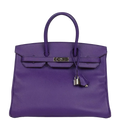 Hermès Birkin 35 Crocus Epsom Palladium Hardware