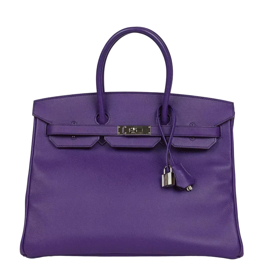 Hermès Birkin 35 Crocus Epsom Palladium Hardware