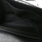Arena Calfskin Puffy Monaco Chain Shoulder Bag  Black