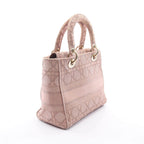 Dior LADY D-LITE Cannage Canvas Handbag
