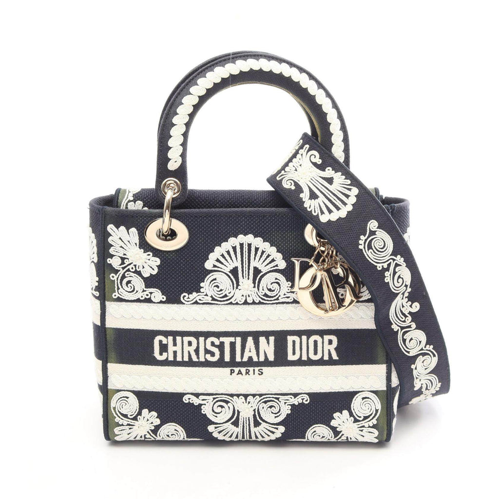 Dior LADY D-LITE Cornely Canvas Handbag