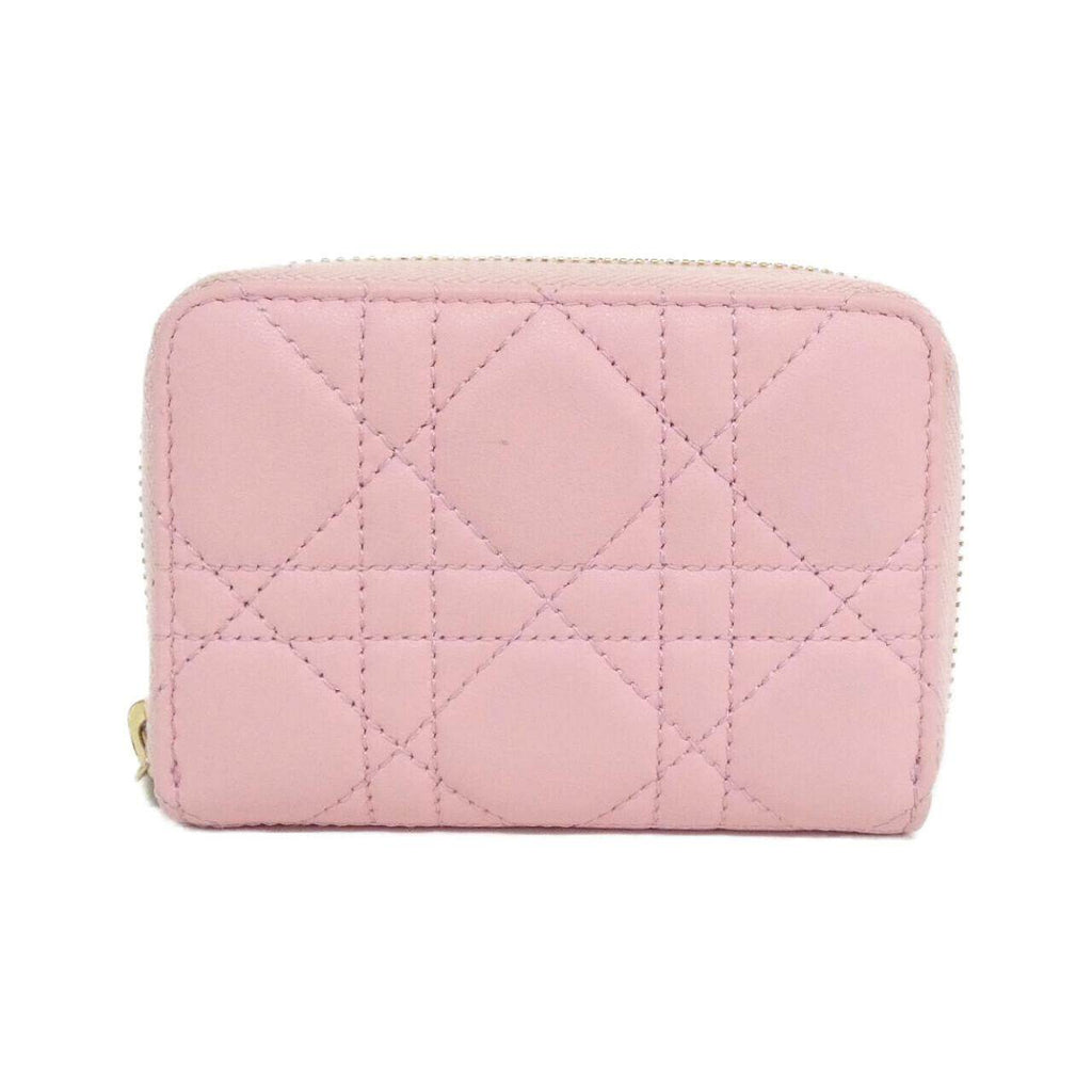 Christian Dior Lady Dior Voyageur Lamb Coin Case