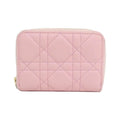 Christian Dior Lady Dior Voyageur Lamb Coin Case