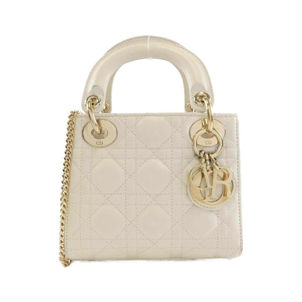 Christian Dior Lady Dior Mini Lambskin Shoulder Bag