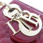 Christian Dior Lady Dior Patent Mini Shoulder Bag
