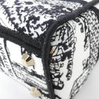 Christian Dior Plan De Paris Lady D-Lite Canvas Bag