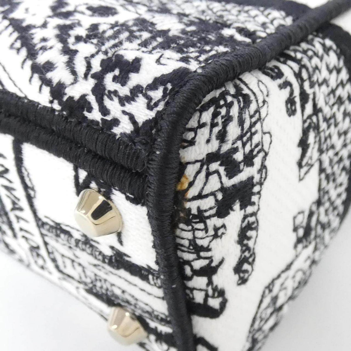Christian Dior Plan De Paris Lady D-Lite Canvas Bag