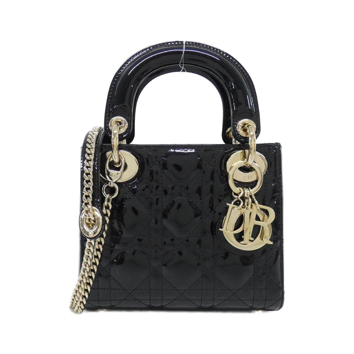 Christian Dior Lady Dior Patent Mini Bag
