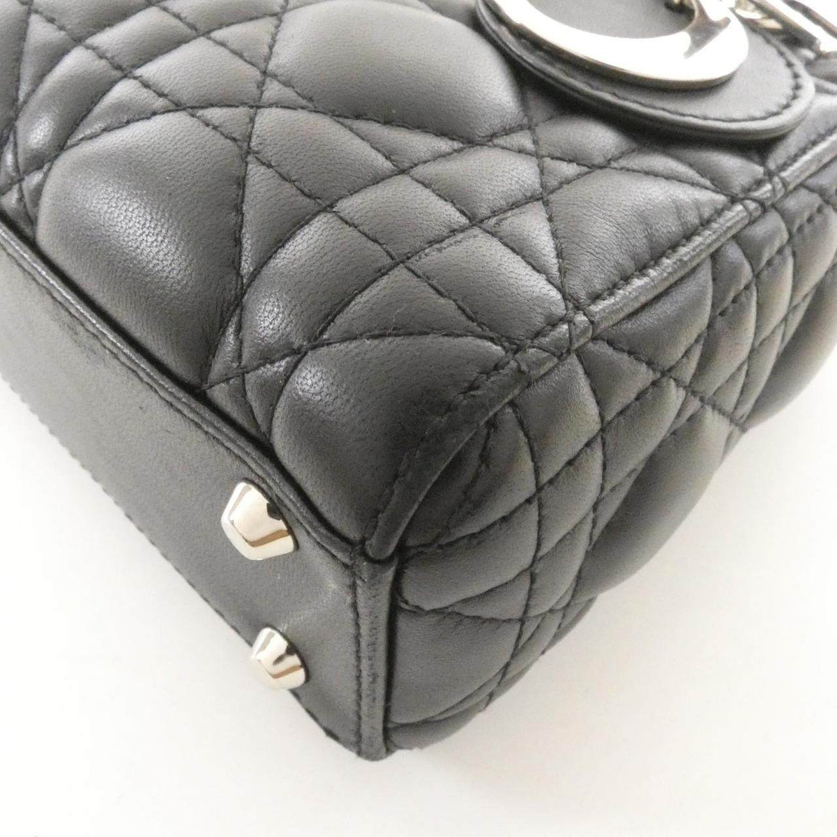 ChristianDiorLadyDiorMiniLambskinHandbag