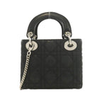 Christian Dior Lady Dior Metallic Leather Bag