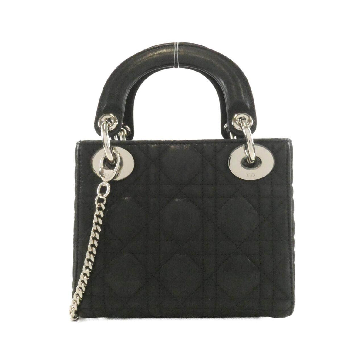 Christian Dior Lady Dior Metallic Leather Bag