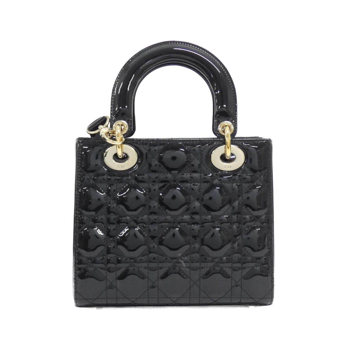Christian Dior Lady Dior Patent Leather Bag
