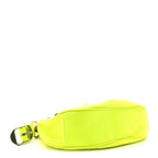 Agneau Arena Le Cagole Shoulder Bag XS Fluo Yellow