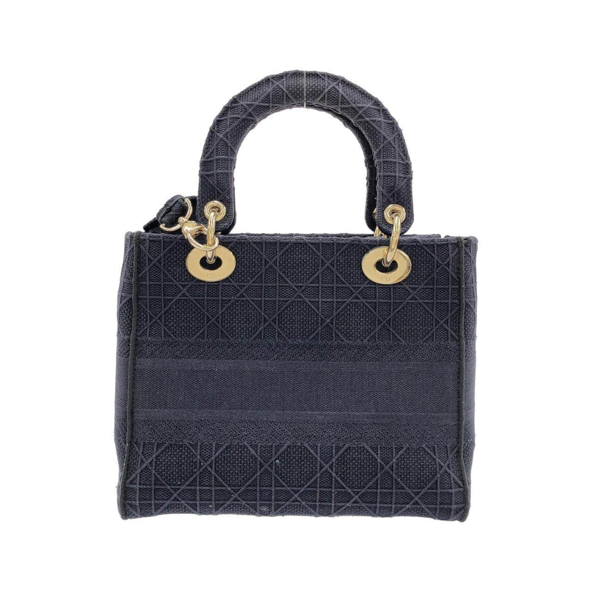Christian Dior Lady D-Lite Canvas Handbag