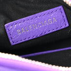 Agneau Arena Le Cagole Shoulder Bag XS Purple