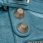 Agneau Giant 21 Silver Hardware Part Time Aquamarine