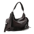 Prada Bullhide Large Explore Shoulder Bag Coffee