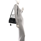 Smooth Calfskin Mini Bel Air Carry All Bag Black