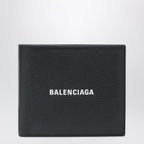 Balenciaga - Black horizontal wallet with logo
