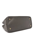 Prada Saffiano Lux Medium Tote Grafite