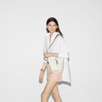 GUCCI MINI BUCKET SHOULDER BAG(WHITE)