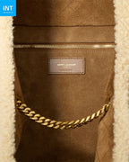 Saint Laurent ICARE in shearling