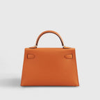 Hermès Kelly Mini Epsom Orange Gold Hardware