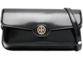 Tory Burch Robinson Spazzolato Rectangular Shoulder Bag Black