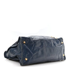 Agneau Giant 12 Gold Hardware Work Bleu Mineral