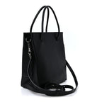 Calfskin Logo XXS Shopping Tote Black