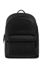 Coach Monogram Embossed Backpack