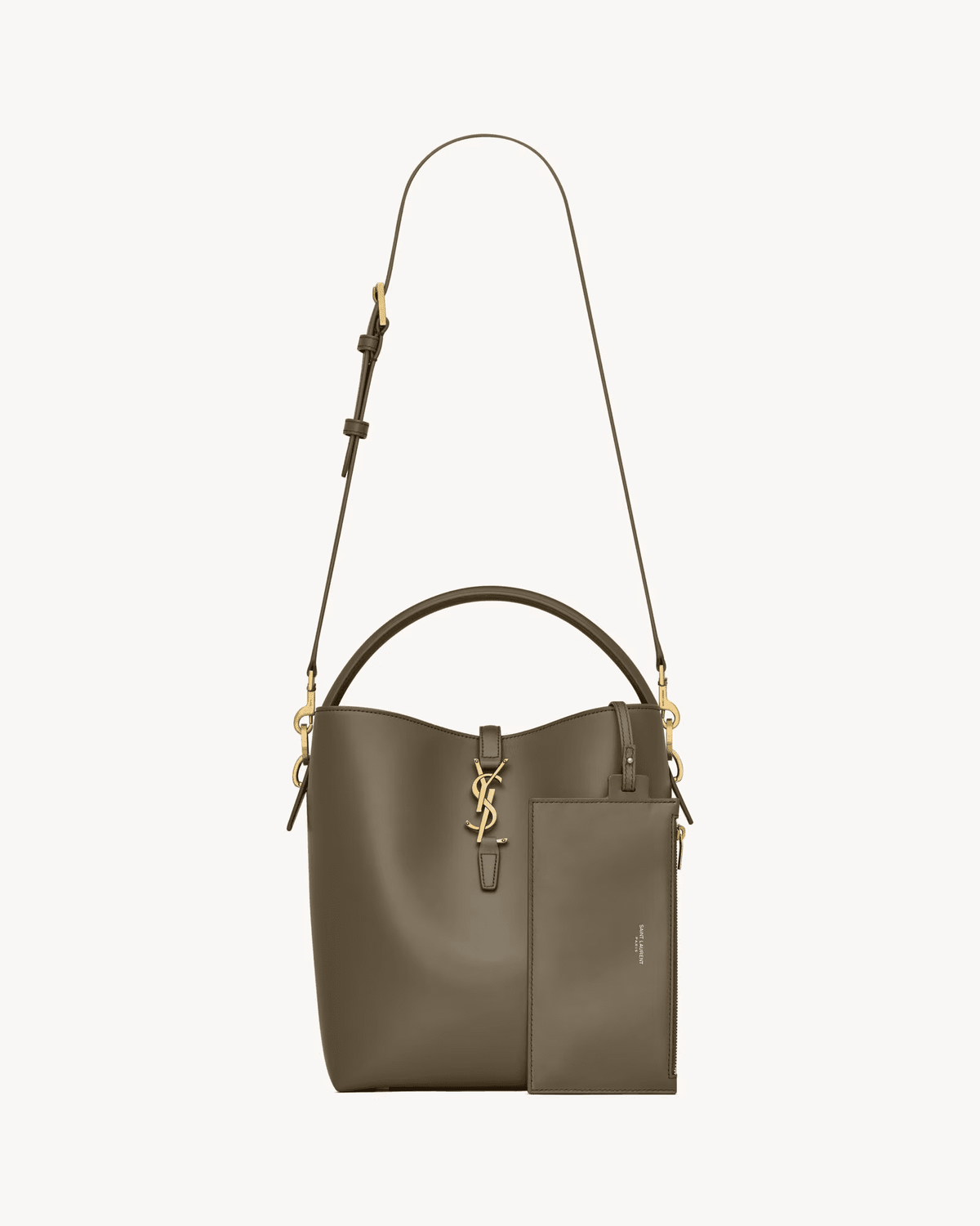 SAINT LAURENT LE 37 IN SHINY LEATHER