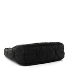 Prada Re-Nylon Triangle Padded Patchwork Shoulder Bag Black