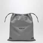 Balenciaga - La Pochette dust bag shopper in Arena lambskin grey