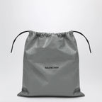 Balenciaga - La Pochette dust bag shopper in Arena lambskin grey