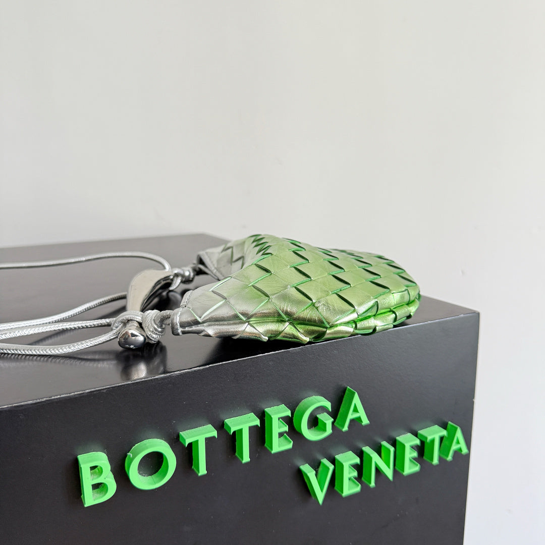 Bottega Veneta 744267 Black & Green Mini Bag