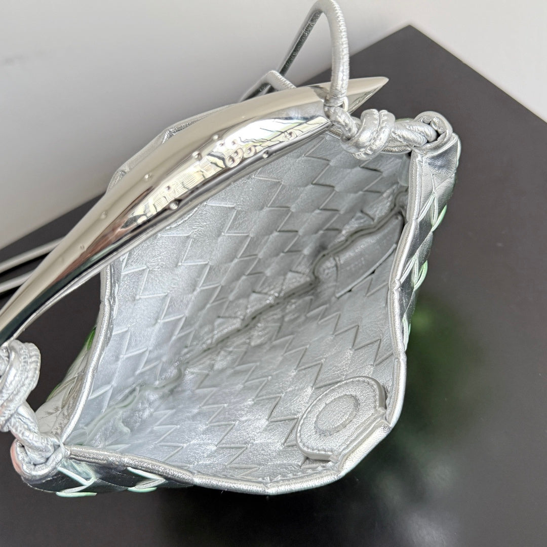 Bottega Veneta 744267 Black & Green Mini Bag