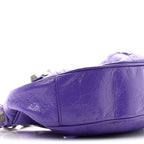 Agneau Arena Le Cagole Shoulder Bag XS Purple
