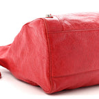 Agneau Giant 12 Silver Hardware Velo Coquelicot