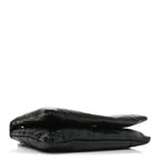 Arena Calfskin Puffy Monaco Chain Shoulder Bag  Black