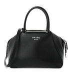 Prada Softy Calfskin Small Supernova Handbag Black