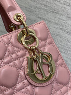 Christian Dior My ABCDior Lady Dior Bag Small Pink Cannage Lambskin