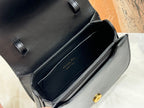 Christian Dior Small Bobby Bag in Black Box Calfskin with Gold Hardware