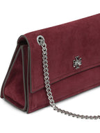 TORY BURCH - Women Kira Turnlock Suede Shoulder Bag